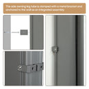 Retractable Side Awning, 276 x 71 in, Waterproof and UV-Resistant, Roll-up Privacy Screen for Balcony, Beige