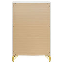 Lucia 5-drawer Bedroom Chest of Drawers White