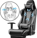Ergonomic Gaming Chair With Footrest For Long Sessions Gray
