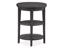 Westley Falls - Round Accent End Table - Graphite