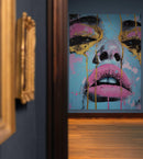 Glamour Girl Abstract Wall Mural Wallpaper.
