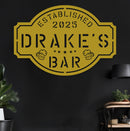 Personalized Bar Name Sign