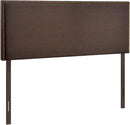 Elegant Upholstered Queen Headboard with Nailhead Trim
