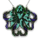 Set for embroidery with beads on a plastic base FLPL-098