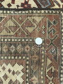 Antique Caucasian Shirvan Rug 3x5, Dagestan Prayer Rug, Collectible, Early 20th Century Rug