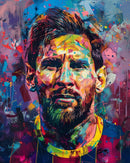 Lionel Messi Art Wallpaper Mural.