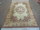 Vintage Chinese Wool Rug 4x6