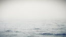 Serene Foggy Ocean Waves Wallpaper Mural.