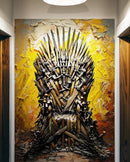Game of Thrones-Inspired Throne of Swords Wallpaper Mural.