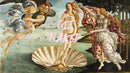 The Birth of Venus “Get Naked” Quote Wallpaper Mural