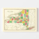 Vintage Map of New York 1831