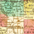 Vintage Map of New York 1831