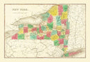 Vintage Map of New York 1831