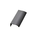 Anthracite Textured "Edge Straight" Tab Drawer Pulls