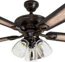 52 Inch Farmhouse LED Ceiling Fan Oil Rubbed Bronze