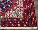 Persian Soumak Kilim Rug 4x6, Triple Medallions Tribal Pictorials, Caucasian Azerbaijani Kilim