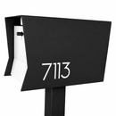 Retrobox-2.0  in TEXTURED MATT JET BLACK - Modern Mailbox