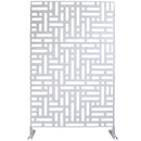 Decorative Freestanding Metal Privacy Screen For Indoor & Outdoor Use