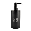 15oz Black Stoneware Hand Soap Dispenser