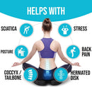 XL Memory Foam Seat Cushion Lumbar Support Office Chair