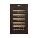 Nuvia 69-Bottle 7.6 Cu.Ft Freestanding Smart Wooden Wine Cooler With LED Touch Display (SAK24861)