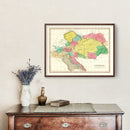 Vintage Map of Austria 1831