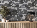 Bape Camo Wallpaper Mural. Grey Camo Streetwear Hype Beast Aesthetics.