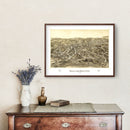 Vintage Map of Fishkill, New York 1886