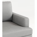 77" Gray Luxury Genuine leather match contemporary sofa with USB and type C charger,3 seats comfy coach for living room home office