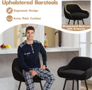 Modern Swivel Bar Stools Set of Two Comfortable Design