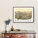 Vintage Map of Fort Plain, New York 1891