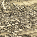 Vintage Map of Fort Plain, New York 1891