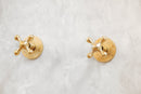 Wall Mounted Shower System, Antique Finish,