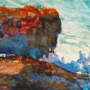 Incoming Tide by Winslow Homer Wall Mural.