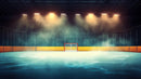 Hockey Rink Wallpaper Mural. Sports Theme Decor.