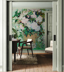 Vincent Van Gogh White Flowers in Vase Wall Mural.