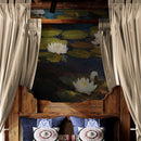 Albert Edelfelt Water Lilies Painting Wallpaper Mural.