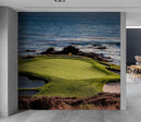 Pebble Beach Golf Course Wallpaper Mural.