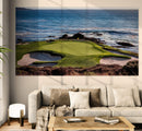Pebble Beach Golf Course Wallpaper Mural.