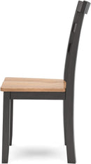 Gesthaven Solid Wood Dining Chair Set of 2 Natural Brown