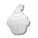 Unfinished Wood Etched Carrot Cup Cake Shape | Paint By Line Crafts | up to 30" DIY