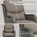 Comfortable Outdoor Swivel Rocker Patio Chairs Set