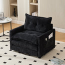 UNITED WE WIN Swivel Barrel Chair - Mid Century Modern Chair, Thick Padded Arm Chair with Solid Metal Base, Comfortable Single Sofa Chair, Swivel Accent Chair for Living Room Bedroom