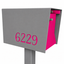 UptownBox-2.0 in TEXTURED GRAY METALLIC - Modern Mailbox