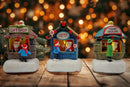 Holiday Coffee Shop. Decor Christmas Village Miniature by Wizardi F07-N1-4-22758A