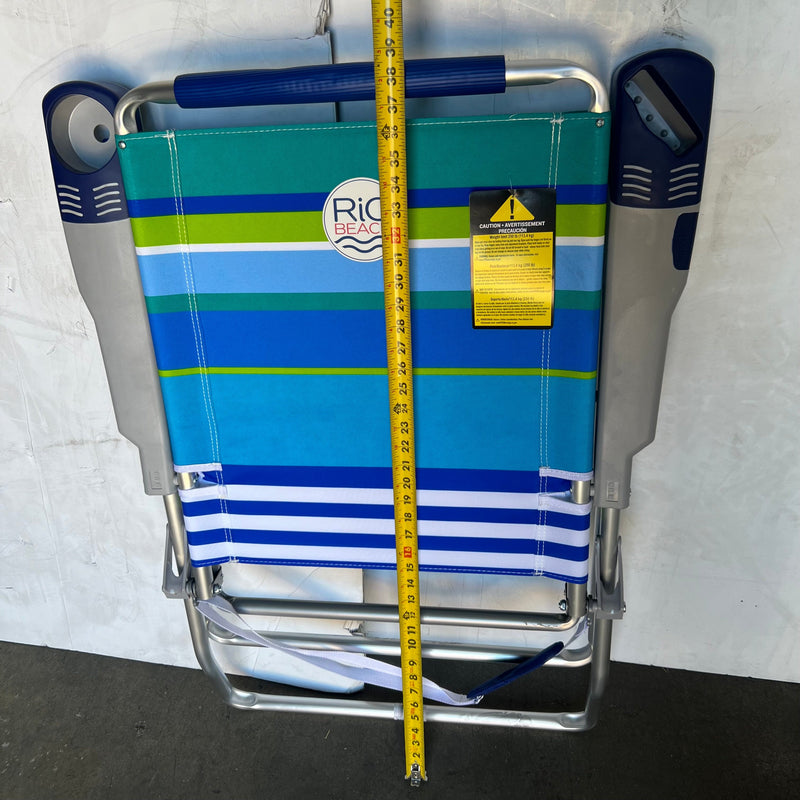 RIO BEACH High Blue Foldable Beach Chair 17‎" SC617-1911-1