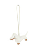 Leather Dachshund Bag Charm