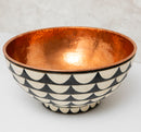 Copper and Wood Vanity Vessel Sink