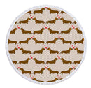 Picnic Blanket with Carry Bag - Tan True Love