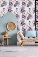 Lilac and Gentle Flowers Wallpaper
